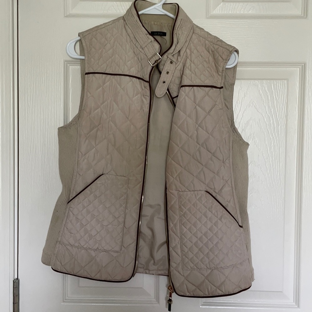 Cream colored Vest by Quinn